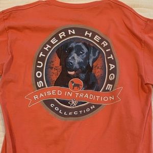 Salmon/orange Southern Heritage Tee